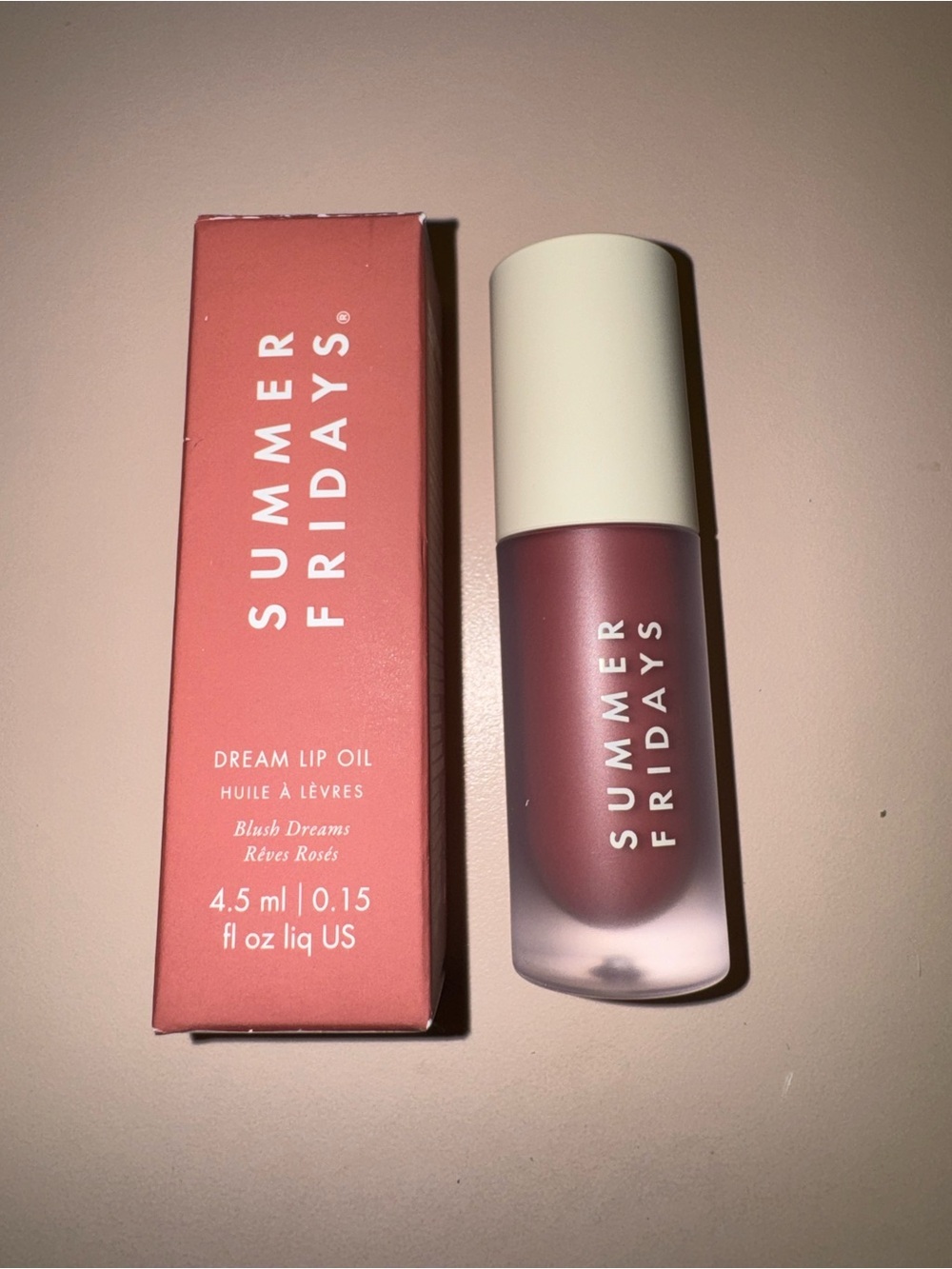Summer Fridays Dream Lip Oil — Blush Dreams Pink